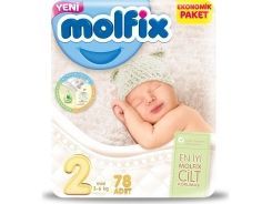 Molfix Bebek Bezi Mini Jumbo Paket 2 Beden 3-6 Kg 78 Adet